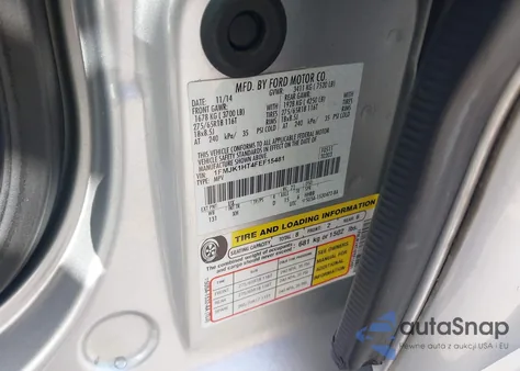 2015 Ford Expedition El Xlt from USA, damaged, VIN 1FMJK1HT4FEF15481